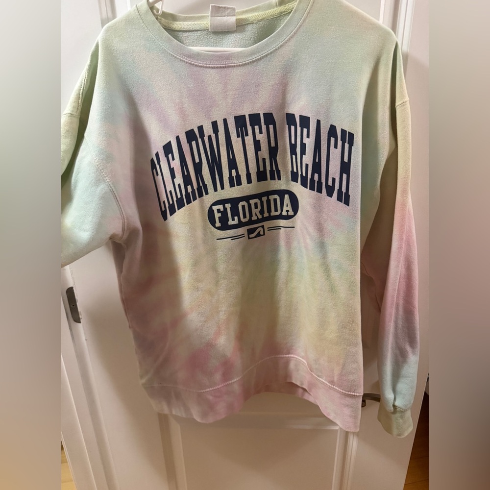 Clearwater Beach Tie-Dye Sweatshirt